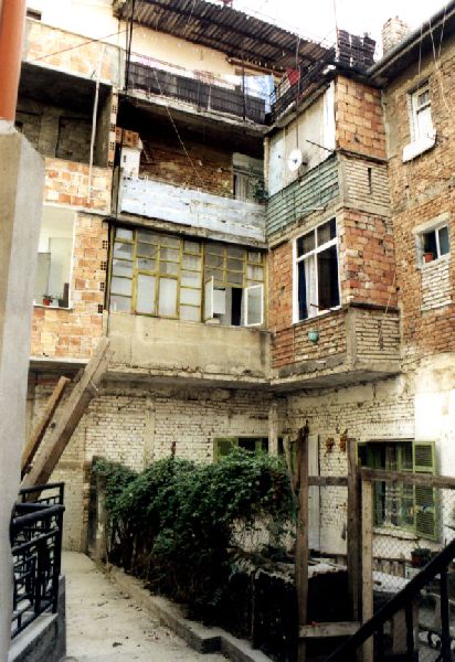 Hinterhof in Tirana