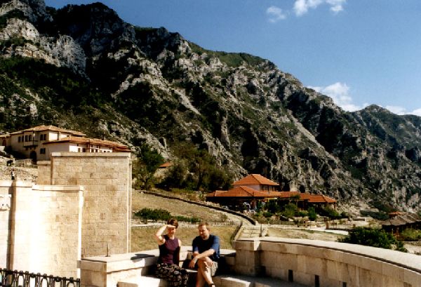 Kruja - Blick in die Berge