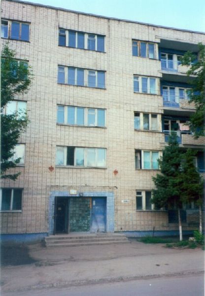 Barnaul - Unsere Unterkunft, das Studentenwohnheim fuer internationale Gaeste