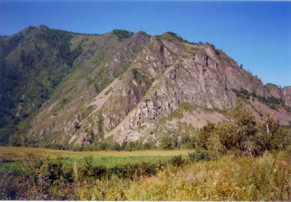 Abgeschliffene Felsen - Zeugen der katastrophalen Flutwelle