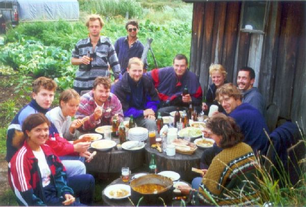 Russische Gastfreundschaft in Maralnik