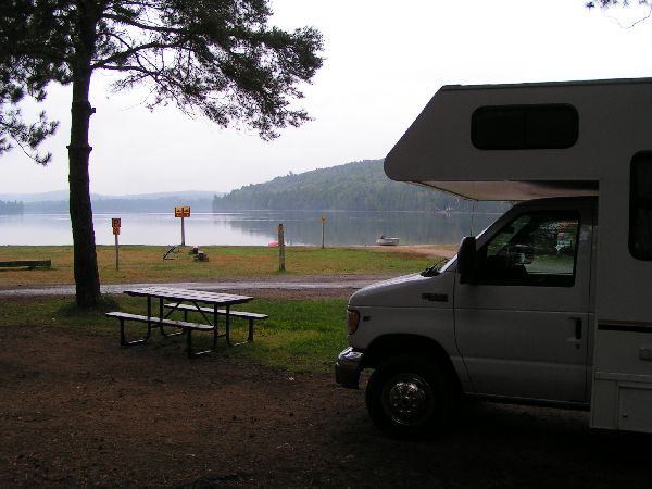 Algonquin Provencial Park - Zeltplatz